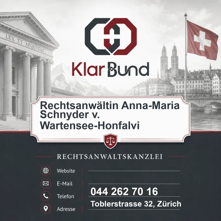Rechtsanwältin Anna-Maria Schnyder v. Wartensee-Honfalvi