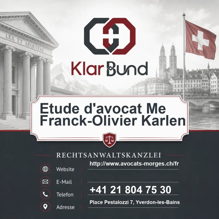 Etude d’avocat Me Franck-Olivier Karlen