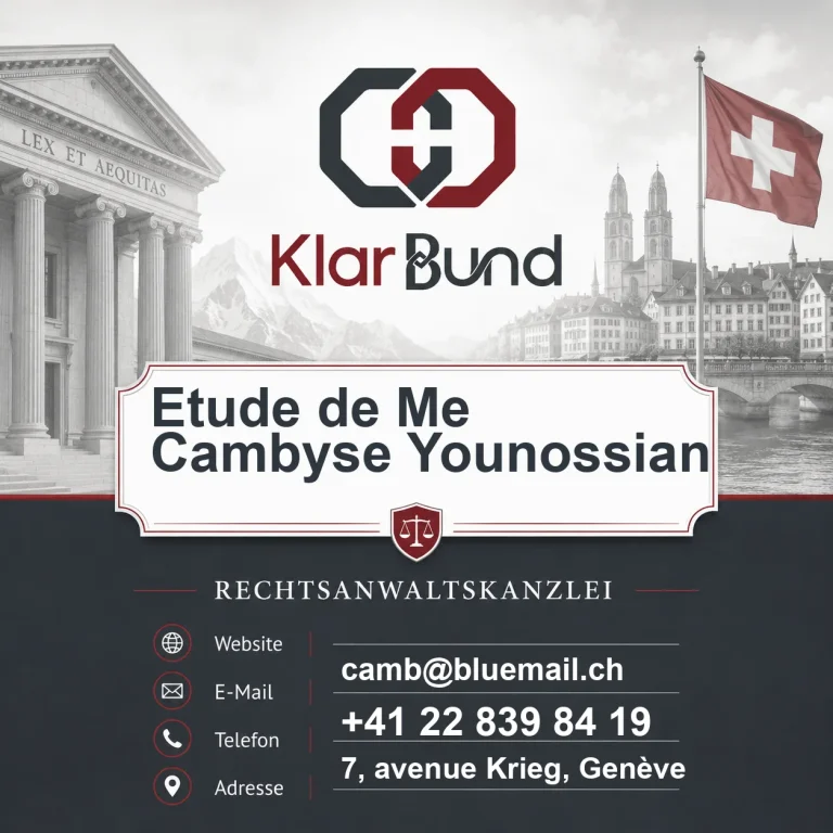 Etude de Me Cambyse Younossian