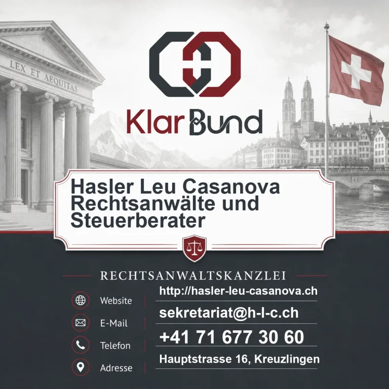 Hasler Leu Casanova Rechtsanwälte und Steuerberater