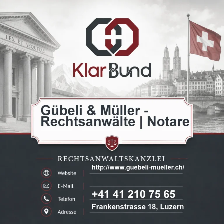 Gübeli & Müller – Rechtsanwälte | Notare