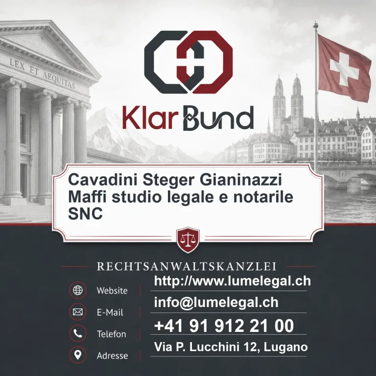 Cavadini Steger Gianinazzi Maffi studio legale e notarile SNC