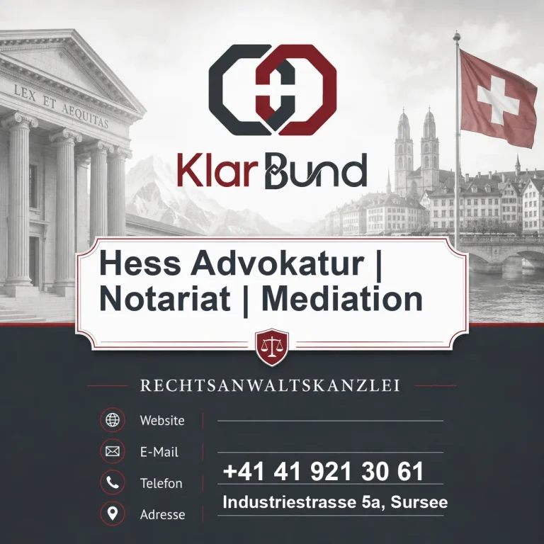 Hess Advokatur | Notariat | Mediation