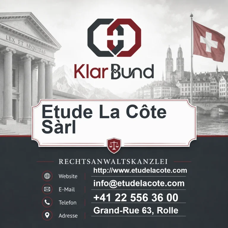 Etude La Côte Sàrl