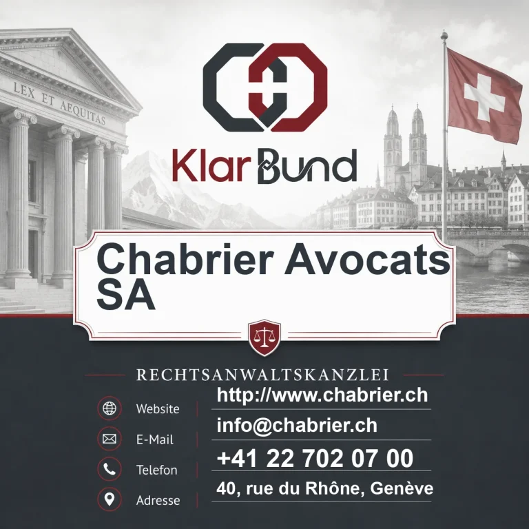Chabrier Avocats SA