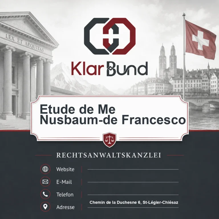 Etude de Me Nusbaum-de Francesco